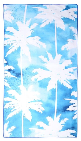 Plážová osuška PALMA modrá