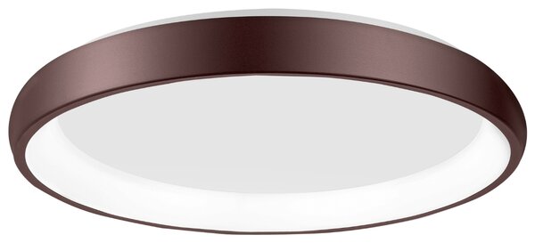 Hnědé kovové stropní LED světlo Nova Luce Albi 61 cm