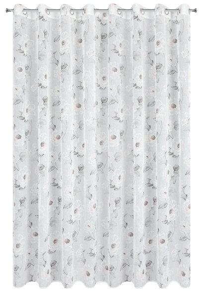 ZÁCLONA NA KROUŽCÍCH BESSY 350X250 CM VÍCEBAREVNÁ