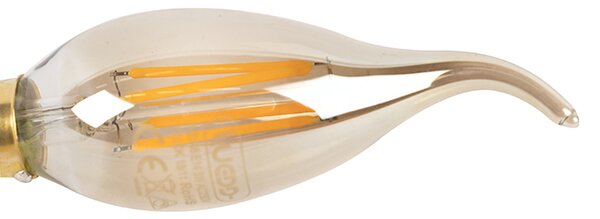 Sada 5 stmívatelných LED vláknových svíček E14 240V 3W 250lm