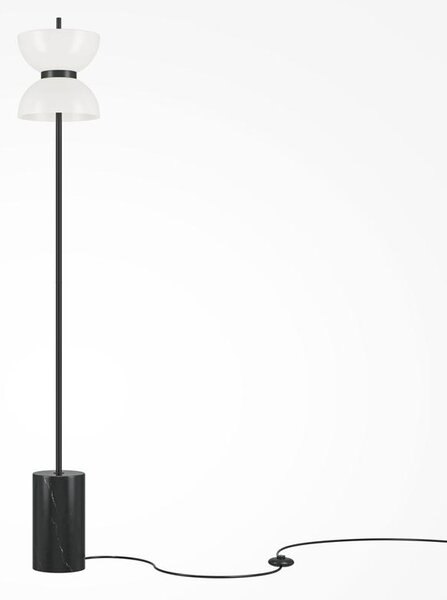 Maytoni Designová stojací LED lampa KYOTO, 11W, v. 145 cm, 3000K Barva: Mosaz