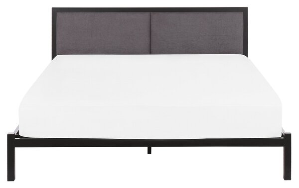 Postel Kov CLAMART 160 x 200 cm Šedá