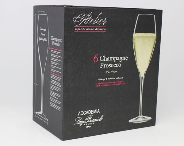 Luigi Bormioli Sklenice na sekt ATELIER Champagne 270 ml 6 ks