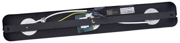 Zaoblené stropní bodové svítidlo černé GU10 35mm 3-světelné nastavitelné - Kate