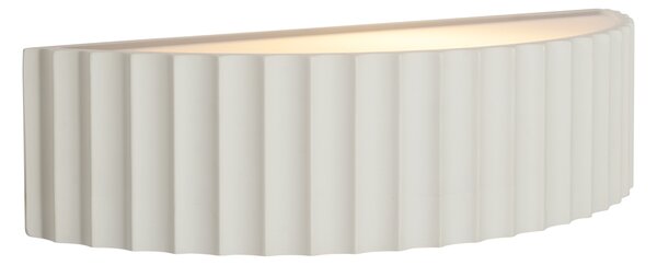 Skandinávská nástěnná lampa bílá organická - Plaster