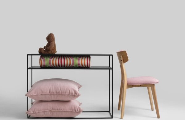 Nordic Design Černý kovový toaletní stolek Moreno II. 100 x 35 cm