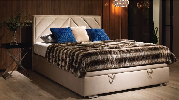 Hauss Moderní postel Pino (mnoho velikostních variant) Odstín postele: Potah skupiny I, Úložný prostor: MEDIUM kostra bez úložného prostoru, Rozměr matrace: 90 x 200 cm