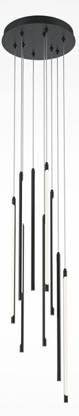 Maytoni Závěsné LED svítidlo LIGHT STICK, 46W, Ø 35 cm, CRI80, stmívatelné Barva: Černá