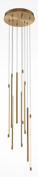 Maytoni Závěsné LED svítidlo LIGHT STICK, 46W, Ø 35 cm, CRI80, stmívatelné Barva: Černá
