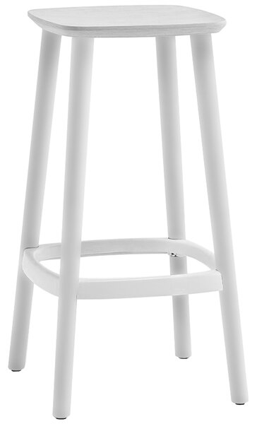 Pedrali Bílá dřevěná barová židle Babila 2702 65 cm