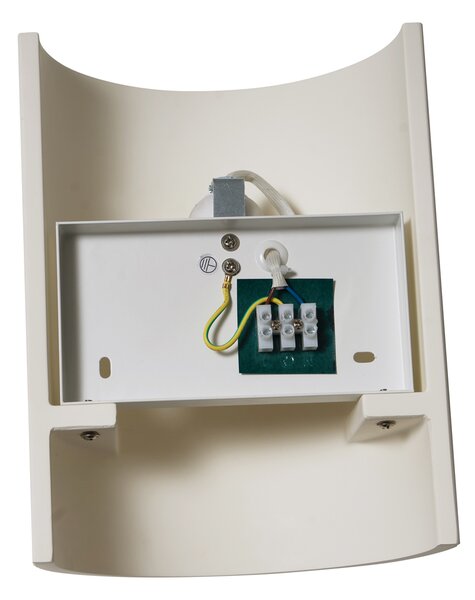 Skandinávská nástěnná lampa béžová oválná - Plaster