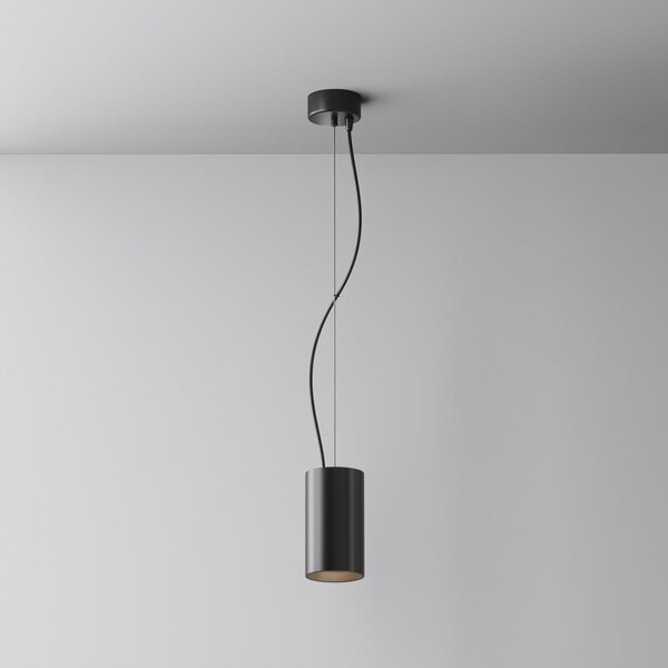 Maytoni Závěsné LED svítidlo EFIR, 15W, Ø 7,5 cm, CRI90 Barva: Černá