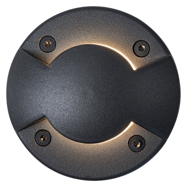 Moderní zemní bodové svítidlo černé GU10 50mm 2-světelný efekt IP65 - Cellar