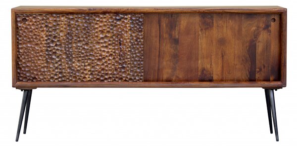 Designová komoda z masivu Chingo dřevo palisandr