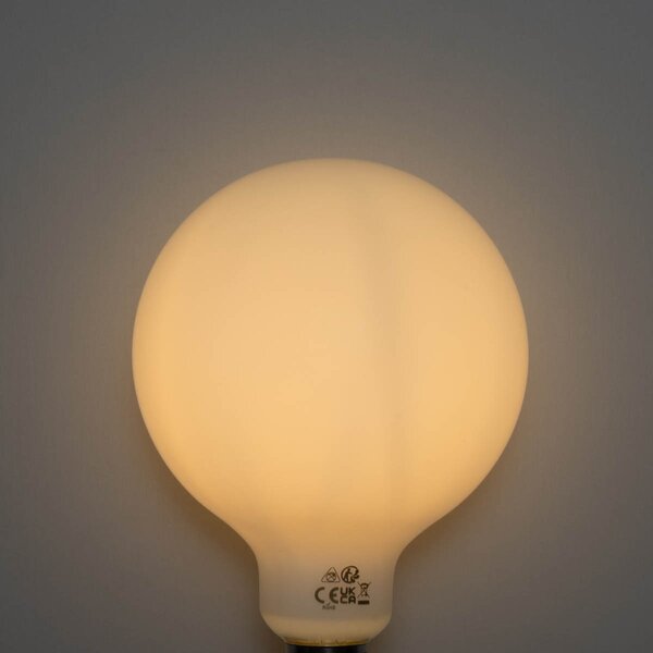 Sada 5 ks LED žárovka E27 s 3stupňovým stmíváním, opálové sklo G125, 4W, 450lm, 2700K