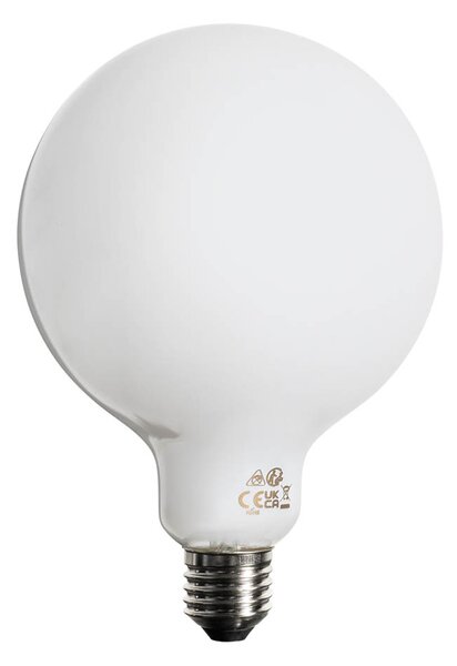 Sada 5 ks Stmívatelná LED žárovka E27 se 3 stupni stmívání, opálové sklo G125, 4W, 450lm, 3000K