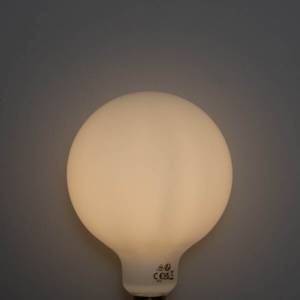 Sada 5 ks Stmívatelná LED žárovka E27 se 3 stupni stmívání, opálové sklo G125, 4W, 450lm, 3000K
