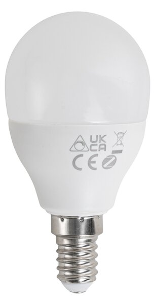 Chytrá stmívatelná LED žárovka E14 G45 opál 4,9 W 470 lm 2700-6500 K