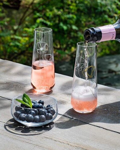 Crystalex sklenice na prosecco Flowers 250 ml 4 ks