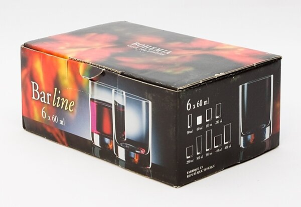 Crystalex sklenice Barline 60 ml 6 ks