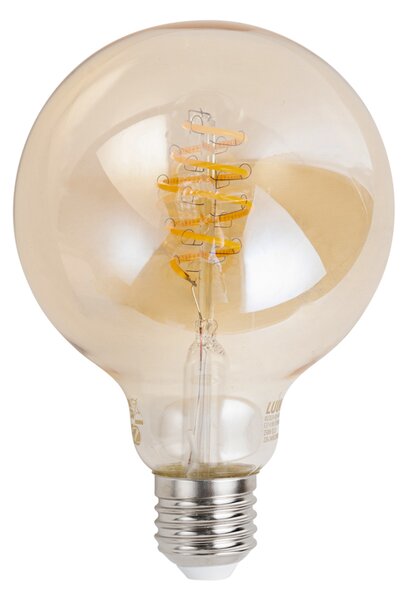 Chytrá stmívatelná LED žárovka E27 G95 4,9W 320 lm 2500K Zigbee