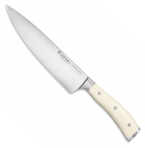 Kuchařský nůž CLASSIC IKON Creme White 20 cm - Wüsthof Dreizack Solingen (Nůž kuchařský CLASSIC IKON Creme White 20 cm, dárkové balení - Wüsthof Dreizack Solingen)