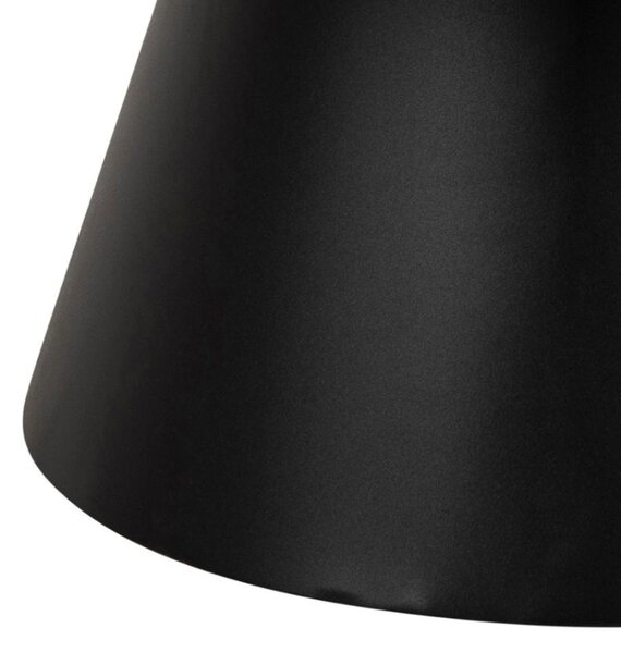 Scandi Černý keramický konferenční stolek Sandro 85,7 cm