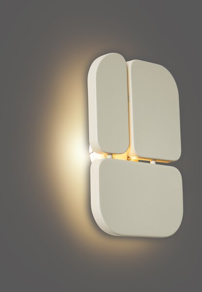 Designová nástěnná lampa béžová 3-světla - Planes