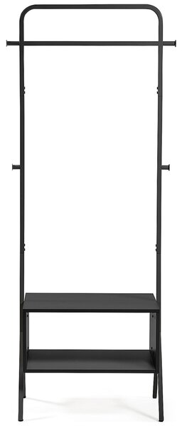 Černý kovový věšák Kave Home Celise 180 x 74 cm