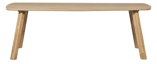 Jídelní stůl z dubového dřeva 100x220 cm Tablo – WOOOD