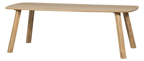 Jídelní stůl z dubového dřeva 100x220 cm Tablo – WOOOD