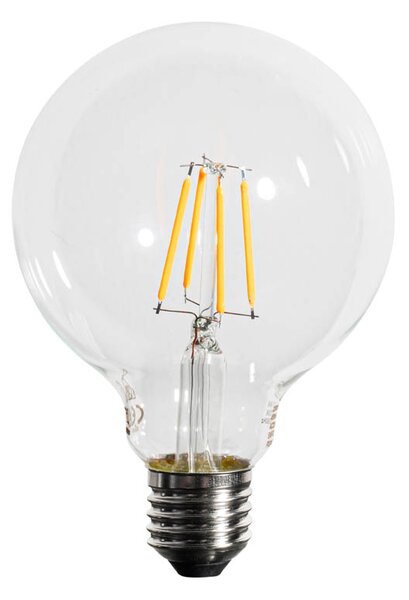 Sada 5 ks Stmívatelná LED žárovka E27 G95 5W 450lm 2200K