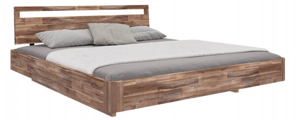 Akáciová postel 160x200 Toronto dřevěná