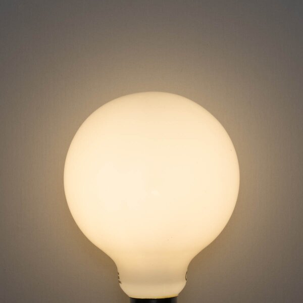 Sada 5 ks LED žárovka E27 s 3stupňovým stmíváním, opálové sklo G95, 4W, 450lm, 3000K