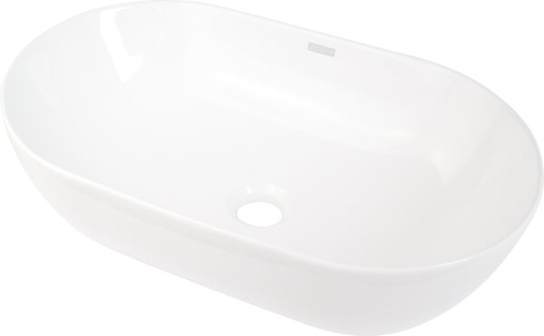 Deante Peonia umyvadlo 50x30 cm oválné na pult bílá CDE6U5S