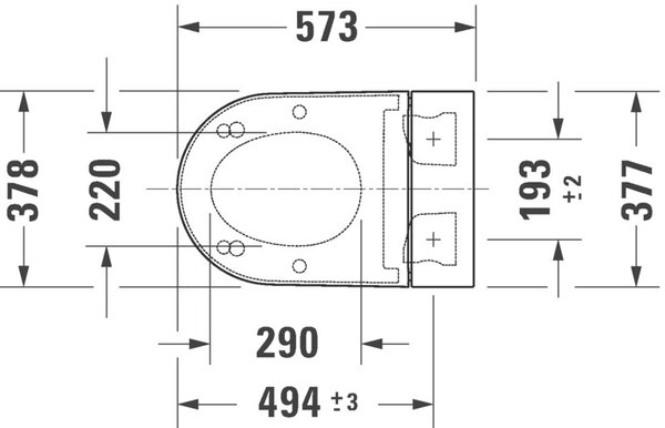 Duravit SensoWash mycí deska bílá 612000012000320