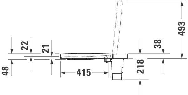 Duravit SensoWash mycí deska bílá 612000012000320