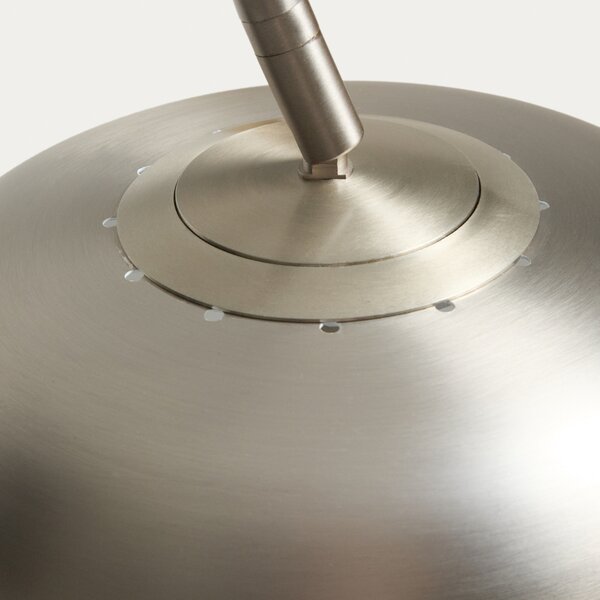 Kave Home Stříbrno - bílá stojací lampa Arnolia 196 cm
