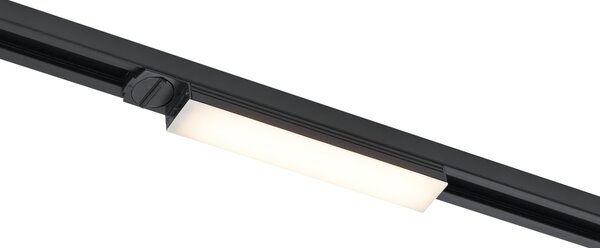 Moderní stropní svítidlo černé pro 1fázový kolejnicový systém 5W 400 lm 2700-4000K - Iconic Tsiri