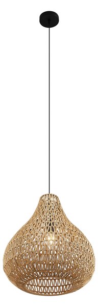 Skandinávské závěsné svítidlo hnědé 45 cm - Lina Natural