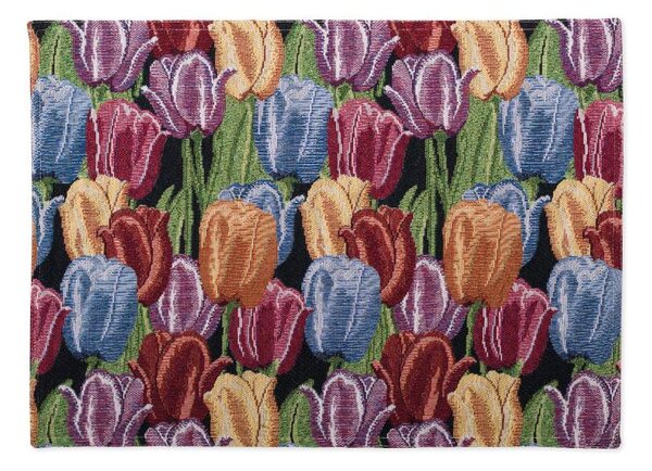 Prostírání MOTIV tulipány pestrá prostírání cca 30 x 45 cm