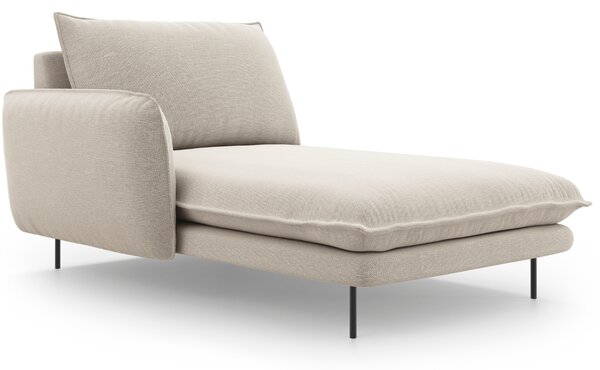 -25 % Dny MOMENTI– Cosmopolitan Design Světle béžová čalouněná lenoška Vienna 170 cm, levá