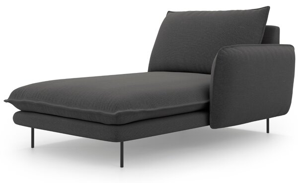 -25 % Dny MOMENTI– Cosmopolitan Design Tmavě šedá čalouněná lenoška Vienna 170 cm, pravá