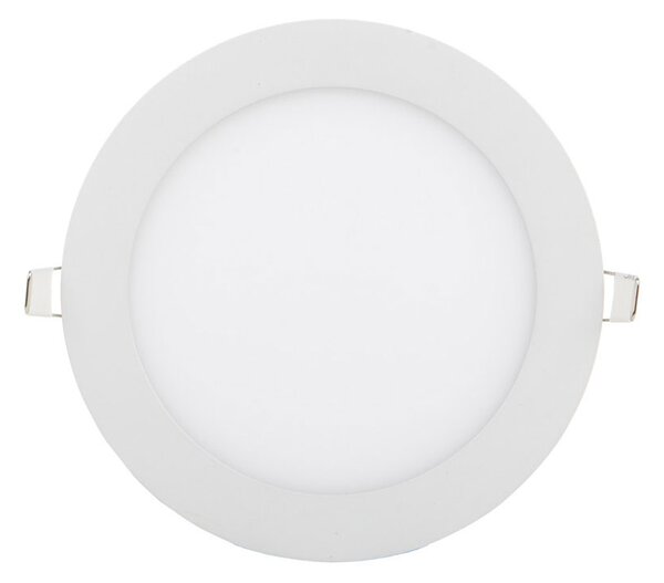 LEDsviti Bílý kulatý vestavný LED panel 175mm 12W denní bílá (16033)