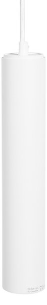 Designové závěsné svítidlo bílé vč. adaptéru pro lištu 3-fázové - 3-Phase Tuba Small