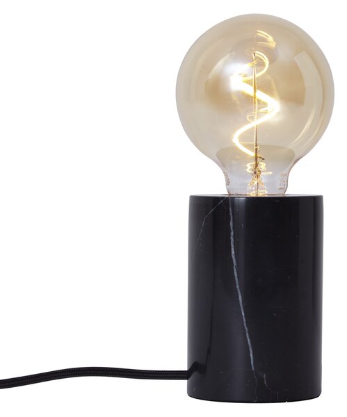 Moderní stolní lampa černý mramor - Marissa