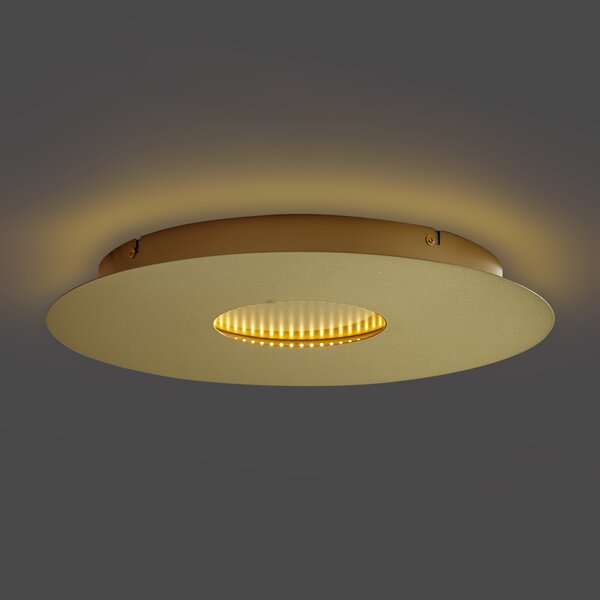 Moderní stropní svítidlo zlaté 40 cm vč. LED s 3-stupňovým stmíváním - Morning
