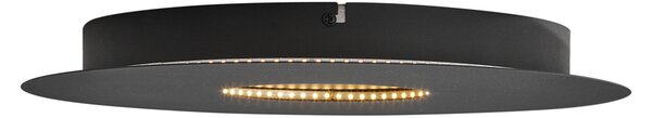 Moderní stropní svítidlo černé 40 cm vč. LED s 3-stupňovým stmíváním - Morning