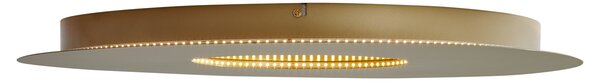 Moderní stropní svítidlo zlaté 60 cm vč. LED s 3-stupňovým stmíváním - Morning