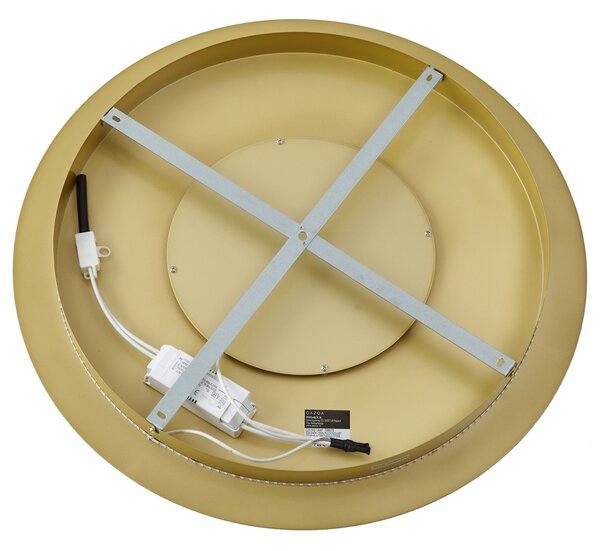 Moderní stropní svítidlo zlaté 60 cm vč. LED s 3-stupňovým stmíváním - Morning